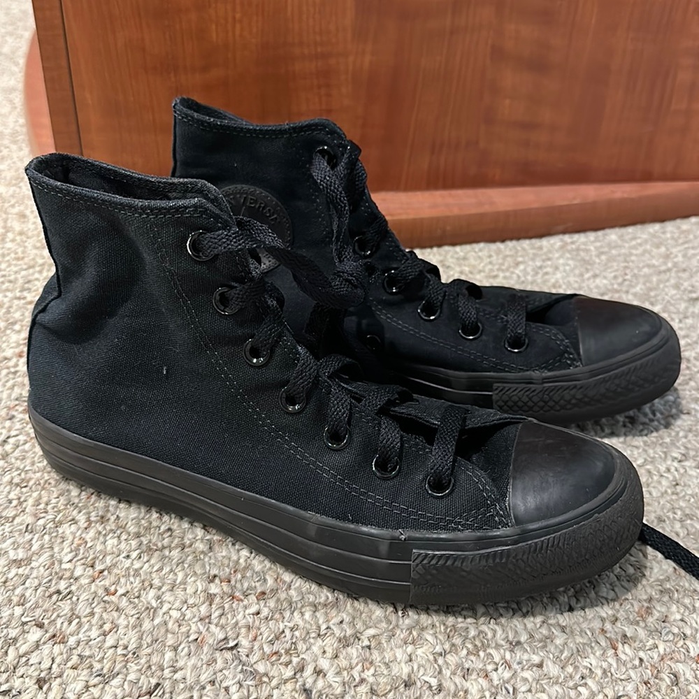 Converse canvas high top sneakers. Excellent condition!